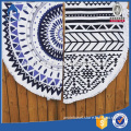 100% cotton Terry Round Beach Towel With Tassels Circle Beach Towel China Manufacturer